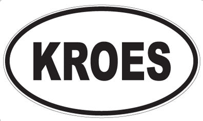 KROES - Oval Magnet