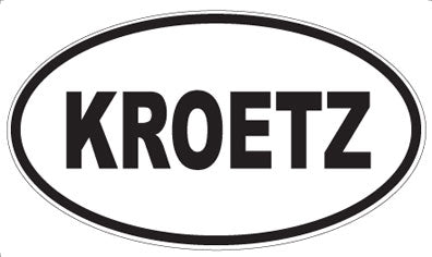KROETZ - Oval Magnet