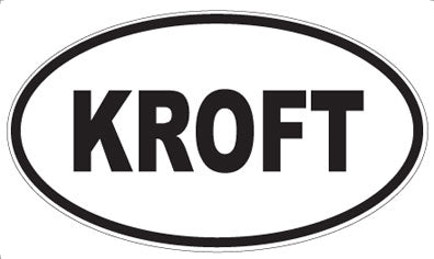KROFT - Oval Sticker
