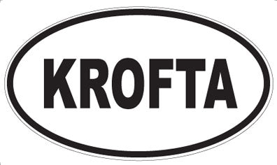 KROFTA - Oval Sticker
