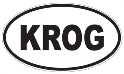 KROG - Oval Magnet