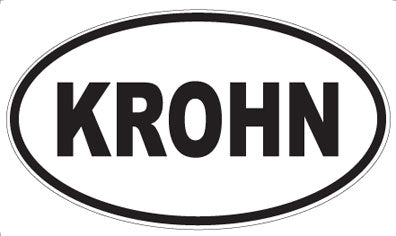 KROHN - Oval Magnet