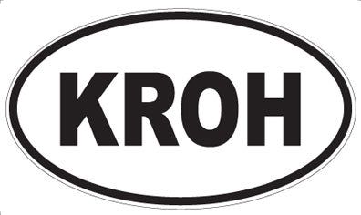 KROH - Oval Magnet