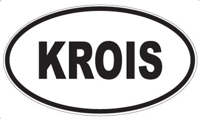 KROIS - Oval Magnet