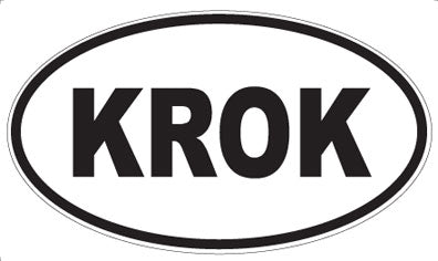 KROK - Oval Magnet