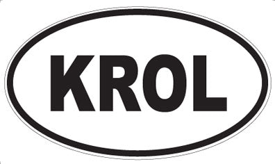 KROL - Oval Sticker