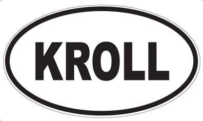 KROLL - Oval Magnet