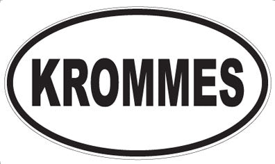 KROMMES - Oval Magnet