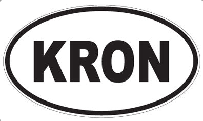 KRON - Oval Sticker