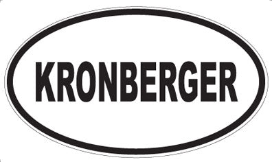 KRONBERGER - Oval Magnet