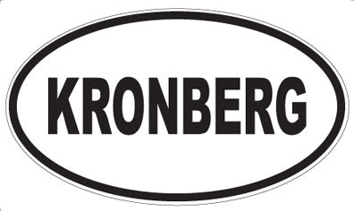 KRONBERG - Oval Magnet