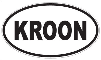 KROON - Oval Sticker