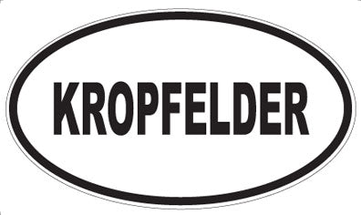 KROPFELDER - Oval Magnet