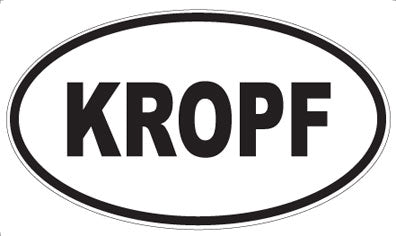 KROPF - Oval Magnet