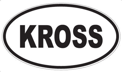KROSS - Oval Sticker