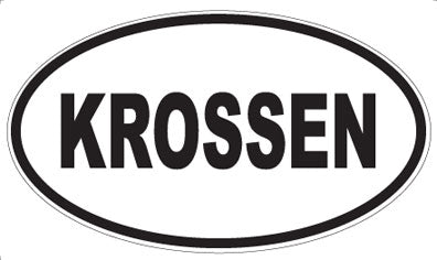 KROSSEN - Oval Magnet