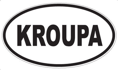 KROUPA - Oval Magnet