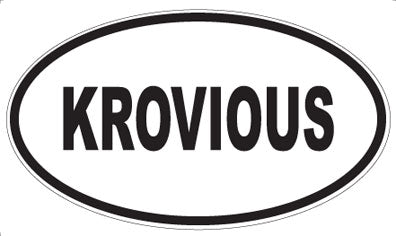 KROVIOUS - Oval Magnet
