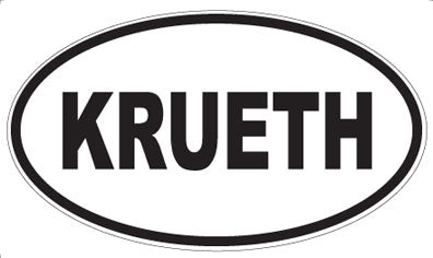 KRUETH - Oval Magnet