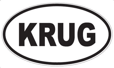 KRUG - Oval Magnet