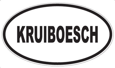 KRUIBOESCH - Oval Magnet