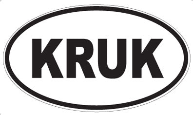 KRUK - Oval Magnet