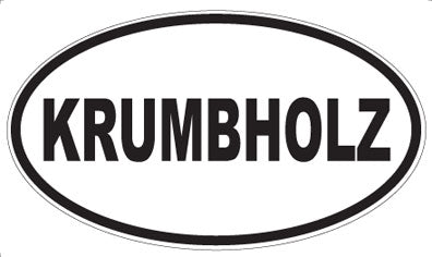 KRUMBHOLZ - Oval Magnet