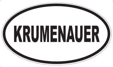 KRUMENAUER - Oval Sticker