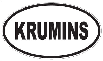 KRUMINS - Oval Magnet
