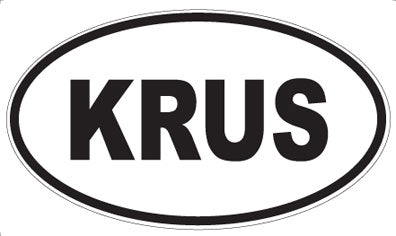 KRUS - Oval Sticker