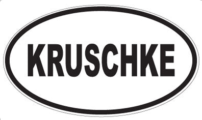 KRUSCHKE - Oval Magnet