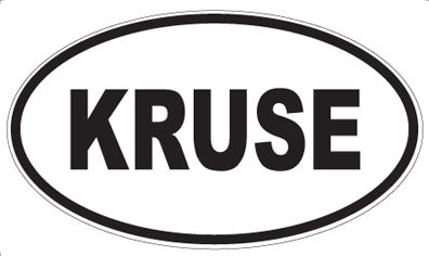 KRUSE - Oval Magnet