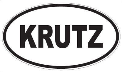 KRUTZ - Oval Magnet