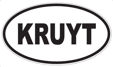 KRUYT - Oval Magnet