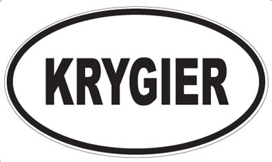 KRYGIER - Oval Magnet