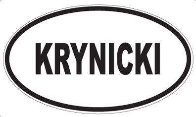 KRYNICKI - Oval Magnet