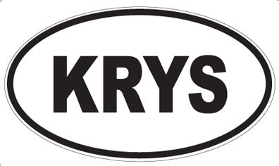KRYS - Oval Sticker
