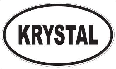 KRYSTAL - Oval Magnet
