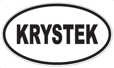 KRYSTEK - Oval Magnet