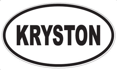 KRYSTON - Oval Magnet