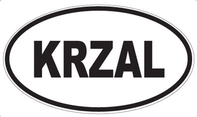 KRZAL - Oval Magnet