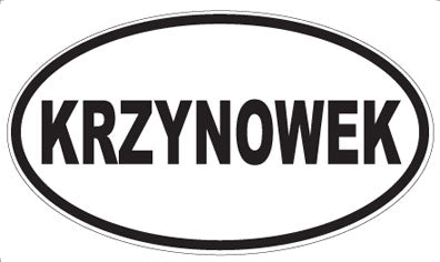KRZYNOWEK - Oval Magnet