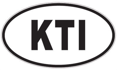KTI - 3 Letter Initials Oval Magnet