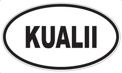 KUALII - Oval Magnet