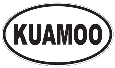 KUAMOO - Oval Sticker