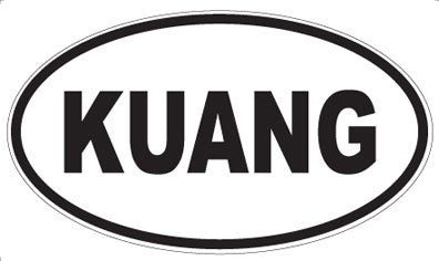 KUANG - Oval Magnet