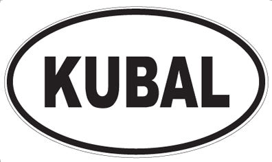 KUBAL - Oval Sticker