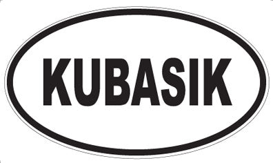 KUBASIK - Oval Magnet