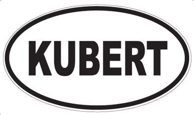 KUBERT - Oval Magnet