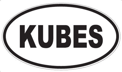 KUBES - Oval Magnet